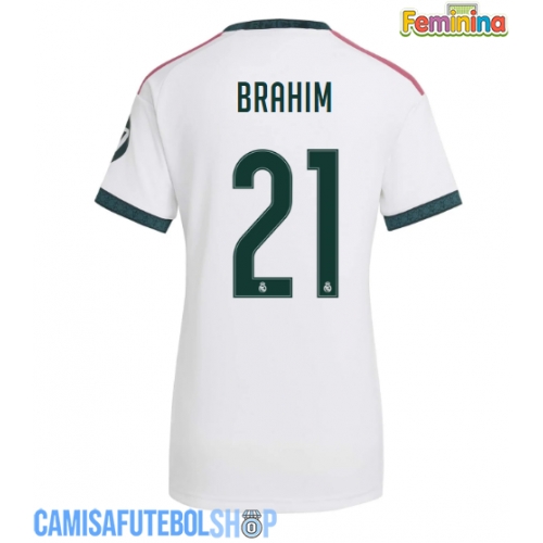 Camisa de time de futebol Real Madrid Brahim Diaz #21 Replicas 1º Equipamento Feminina 2026-27 Manga Curta
